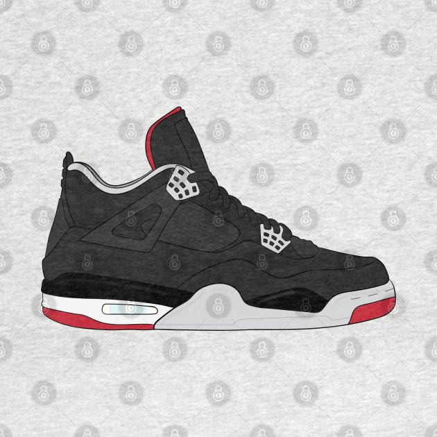 Air Jordan IV (4) - Bred by WalkDesigns